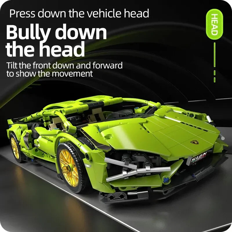 OIMOS technic sports car 1280PCS