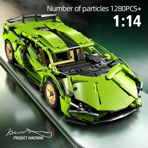 OIMOS technic sports car 1280PCS 