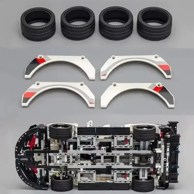 911 RSR with RC Engine and LED Lights