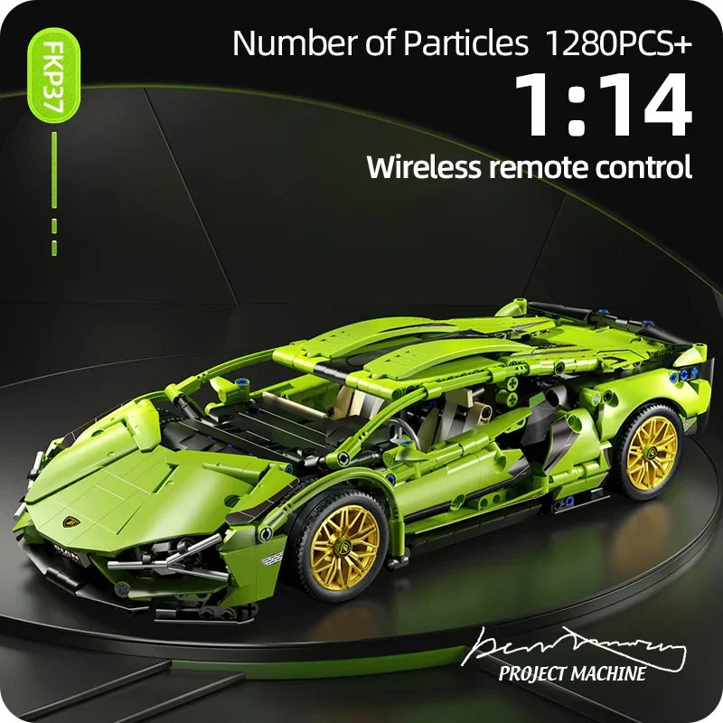 OIMOS technic sports car 1280PCS 