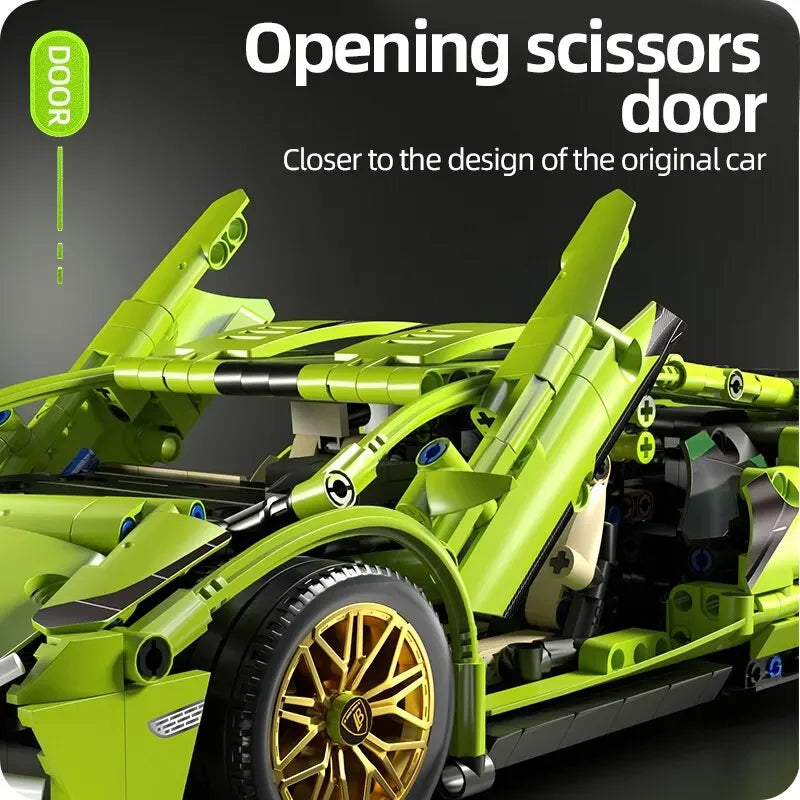 OIMOS technic sports car 1280PCS 