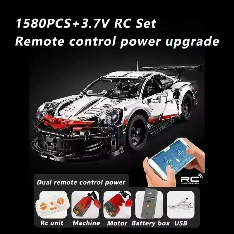911 RSR with RC Engine and LED Lights